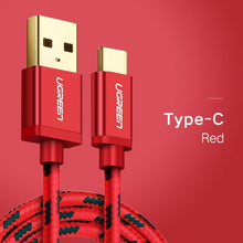 Load image into Gallery viewer, Ugreen USB C Cable Fast Charge